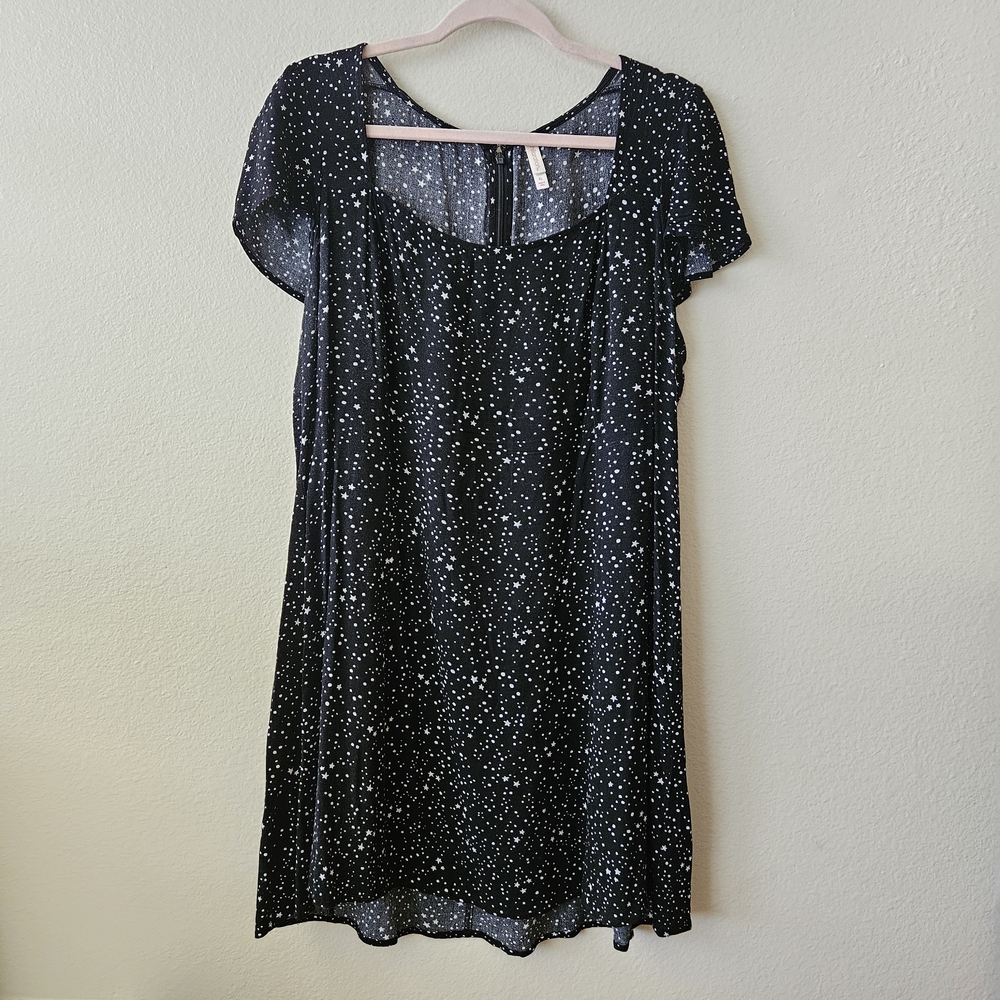Xhilaration Black Dress with Stars
